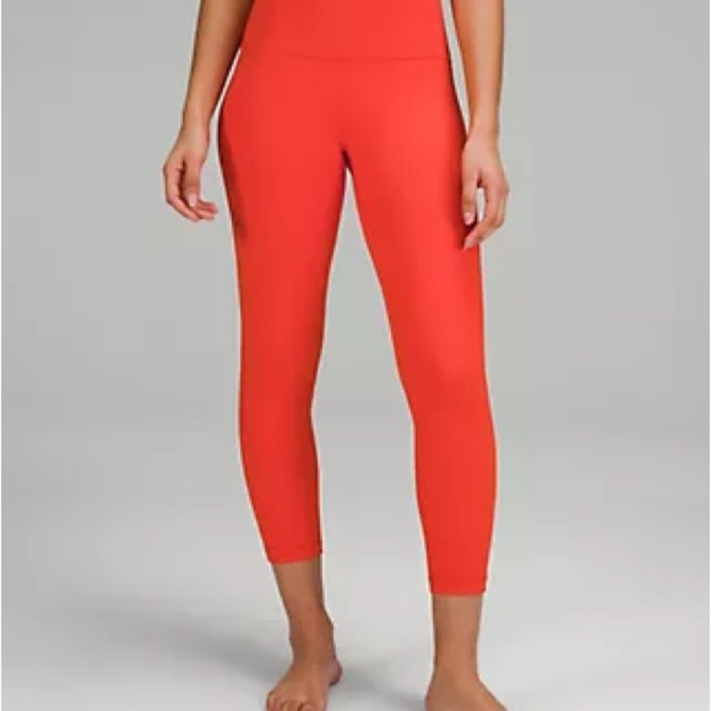 Lululemon Orange Align High-rise Ankle Pant 25” NWOT